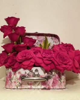 Flowery Briefcase