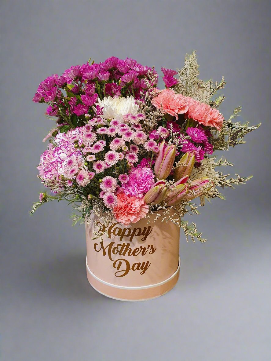 Mother's Day Joy with a Beautiful Pink Floral Arrangement