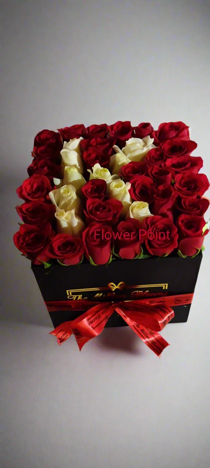 Beautiful arrangement of radiant red roses paired with delicate yellow roses, perfect for any occasion. Fresh, vibrant, and elegant floral display.