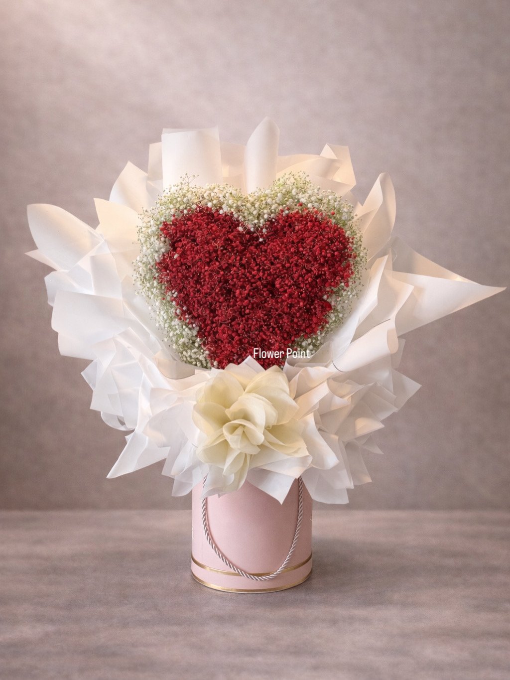 Blush & Crimson Love Arrangement