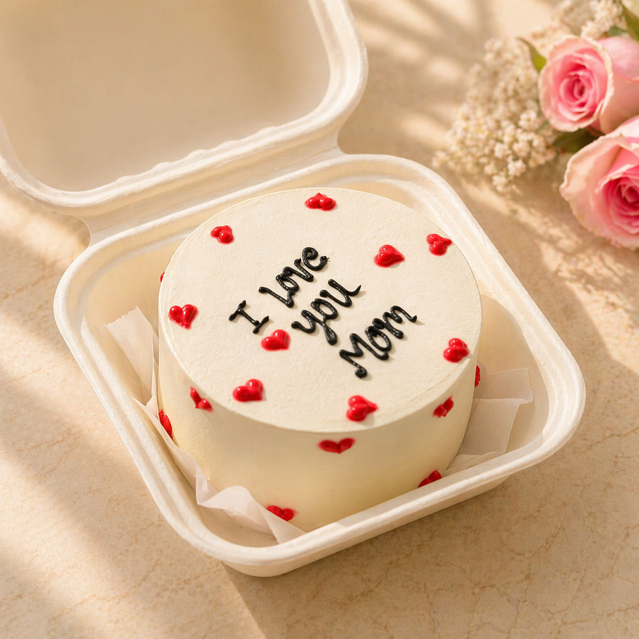 Love Mom Bento Cake